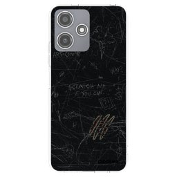 Átlátszó szilikon tok az alábbi mobiltelefonokra Xiaomi Redmi 12 5G - SCRATCH