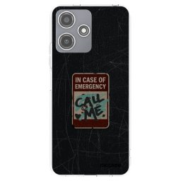Átlátszó szilikon tok az alábbi mobiltelefonokra Xiaomi Redmi 12 5G - EMERGENCY
