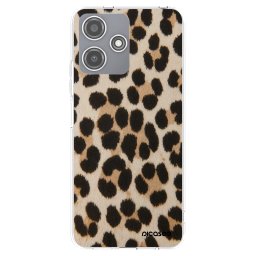 Átlátszó szilikon tok az alábbi mobiltelefonokra Xiaomi Redmi 12 5G - Brown Tiger
