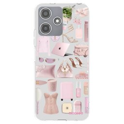 Átlátszó szilikon tok az alábbi mobiltelefonokra Xiaomi Redmi 12 5G - Glam Babe