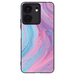 Fekete szilikon tok az alábbi mobiltelefonokra Xiaomi Redmi 13C 4G - Pink liquid