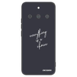 Fekete szilikon tok az alábbi mobiltelefonokra Realme 11 Pro+ - Everything is a choice