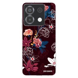 Átlátszó szilikon tok az alábbi mobiltelefonokra Xiaomi Poco X6 - Dark Meadow