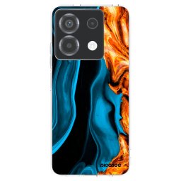 Átlátszó szilikon tok az alábbi mobiltelefonokra Xiaomi Poco X6 - Gold blue