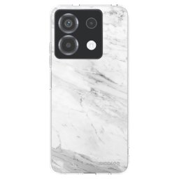 Átlátszó szilikon tok az alábbi mobiltelefonokra Xiaomi Poco X6 - White marble