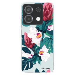 Átlátszó szilikon tok az alábbi mobiltelefonokra Xiaomi Poco X6 - Rhododendron