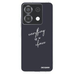 Átlátszó szilikon tok az alábbi mobiltelefonokra Xiaomi Poco X6 - Everything is a choice
