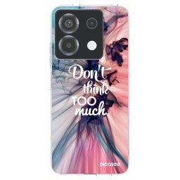Átlátszó szilikon tok az alábbi mobiltelefonokra Xiaomi Poco X6 - Don't think TOO much