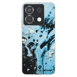 Átlátszó szilikon tok az alábbi mobiltelefonokra Xiaomi Poco X6 - Organic blue