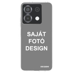 Átlátszó szilikon tok az alábbi mobiltelefonokra Xiaomi Poco X6 - Saját fotó/motívum