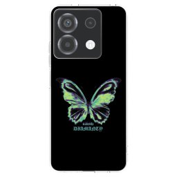 Átlátszó szilikon tok az alábbi mobiltelefonokra Xiaomi Poco X6 - Diamanty Blue