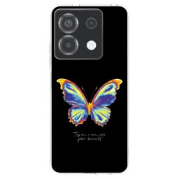 Átlátszó szilikon tok az alábbi mobiltelefonokra Xiaomi Poco X6 - Diamanty Black