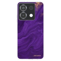 Átlátszó szilikon tok az alábbi mobiltelefonokra Xiaomi Poco X6 - Purple