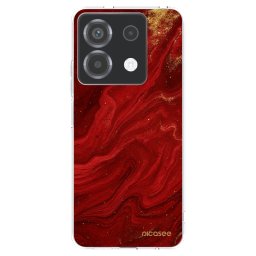 Átlátszó szilikon tok az alábbi mobiltelefonokra Xiaomi Poco X6 - Red