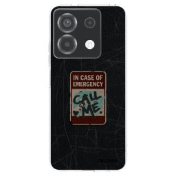 Átlátszó szilikon tok az alábbi mobiltelefonokra Xiaomi Poco X6 - EMERGENCY