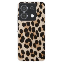 Átlátszó szilikon tok az alábbi mobiltelefonokra Xiaomi Poco X6 - Brown Tiger