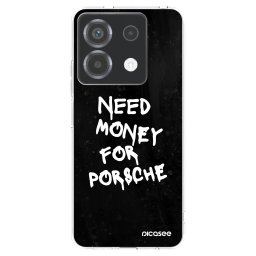 Átlátszó szilikon tok az alábbi mobiltelefonokra Xiaomi Poco X6 - Black Dollar