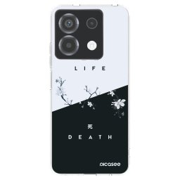 Átlátszó szilikon tok az alábbi mobiltelefonokra Xiaomi Poco X6 - Life - Death