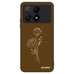 ULTIMATE CASE Xiaomi Poco X6 Pro - készülékre - Brown flowers