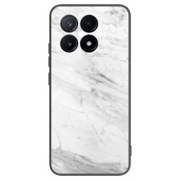 Fekete szilikon tok az alábbi mobiltelefonokra Xiaomi Poco X6 Pro - White marble