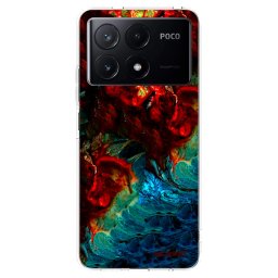Átlátszó szilikon tok az alábbi mobiltelefonokra Xiaomi Poco X6 Pro - Universe