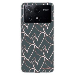 Átlátszó szilikon tok az alábbi mobiltelefonokra Xiaomi Poco X6 Pro - Lots of love
