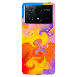 Átlátszó szilikon tok az alábbi mobiltelefonokra Xiaomi Poco X6 Pro - Bubbles