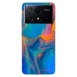 Átlátszó szilikon tok az alábbi mobiltelefonokra Xiaomi Poco X6 Pro - Rainbow