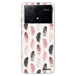 Átlátszó szilikon tok az alábbi mobiltelefonokra Xiaomi Poco X6 Pro - Feather 2