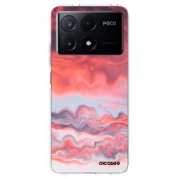 Átlátszó szilikon tok az alábbi mobiltelefonokra Xiaomi Poco X6 Pro - Sunset