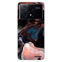 Átlátszó szilikon tok az alábbi mobiltelefonokra Xiaomi Poco X6 Pro - Cream