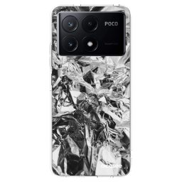 Átlátszó szilikon tok az alábbi mobiltelefonokra Xiaomi Poco X6 Pro - Chrome