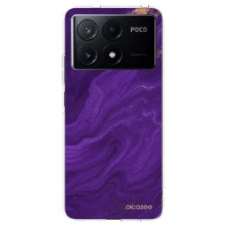 Átlátszó szilikon tok az alábbi mobiltelefonokra Xiaomi Poco X6 Pro - Purple