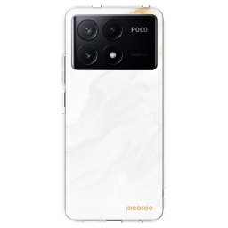 Átlátszó szilikon tok az alábbi mobiltelefonokra Xiaomi Poco X6 Pro - White