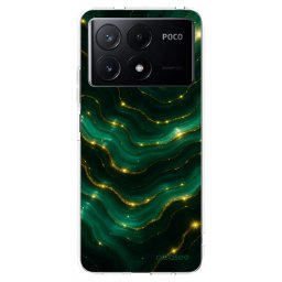 Átlátszó szilikon tok az alábbi mobiltelefonokra Xiaomi Poco X6 Pro - Emerald