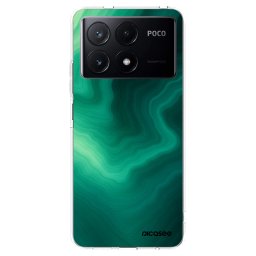 Átlátszó szilikon tok az alábbi mobiltelefonokra Xiaomi Poco X6 Pro - Malachite