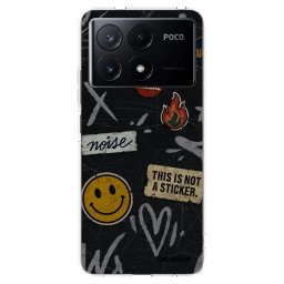 Átlátszó szilikon tok az alábbi mobiltelefonokra Xiaomi Poco X6 Pro - STICKERS x TAGS