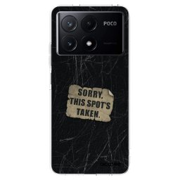Átlátszó szilikon tok az alábbi mobiltelefonokra Xiaomi Poco X6 Pro - SORRY