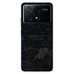Átlátszó szilikon tok az alábbi mobiltelefonokra Xiaomi Poco X6 Pro - SCRATCH