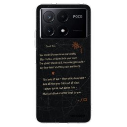 Átlátszó szilikon tok az alábbi mobiltelefonokra Xiaomi Poco X6 Pro - POET