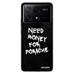 Átlátszó szilikon tok az alábbi mobiltelefonokra Xiaomi Poco X6 Pro - Black Dollar