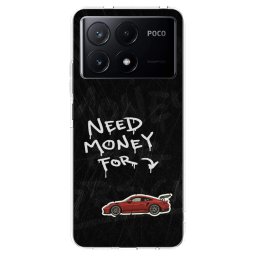 Átlátszó szilikon tok az alábbi mobiltelefonokra Xiaomi Poco X6 Pro - Track Mode