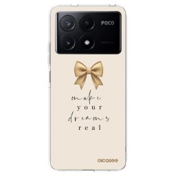 Átlátszó szilikon tok az alábbi mobiltelefonokra Xiaomi Poco X6 Pro - Golden Dream