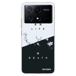 Átlátszó szilikon tok az alábbi mobiltelefonokra Xiaomi Poco X6 Pro - Life - Death