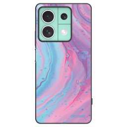 Fekete szilikon tok az alábbi mobiltelefonokra Xiaomi Redmi Note 13 5G - Pink liquid