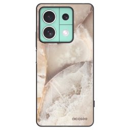Fekete szilikon tok az alábbi mobiltelefonokra Xiaomi Redmi Note 13 5G - Cream marble
