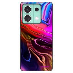 Fekete szilikon tok az alábbi mobiltelefonokra Xiaomi Redmi Note 13 5G - Electric
