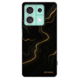 Fekete szilikon tok az alábbi mobiltelefonokra Xiaomi Redmi Note 13 5G - Thunder