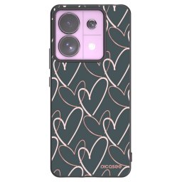 Fekete szilikon tok az alábbi mobiltelefonokra Xiaomi Redmi Note 13 Pro 5G - Lots of love