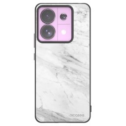 Fekete szilikon tok az alábbi mobiltelefonokra Xiaomi Redmi Note 13 Pro 5G - White marble
